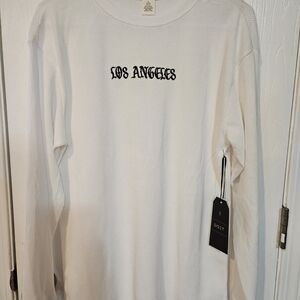 White Long Sleeve Tee
